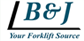 B&J Forklifts logo